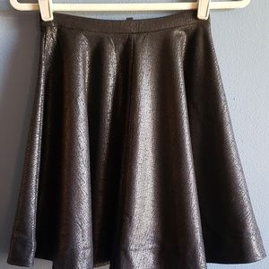 Express Black Circle Skirt NWT